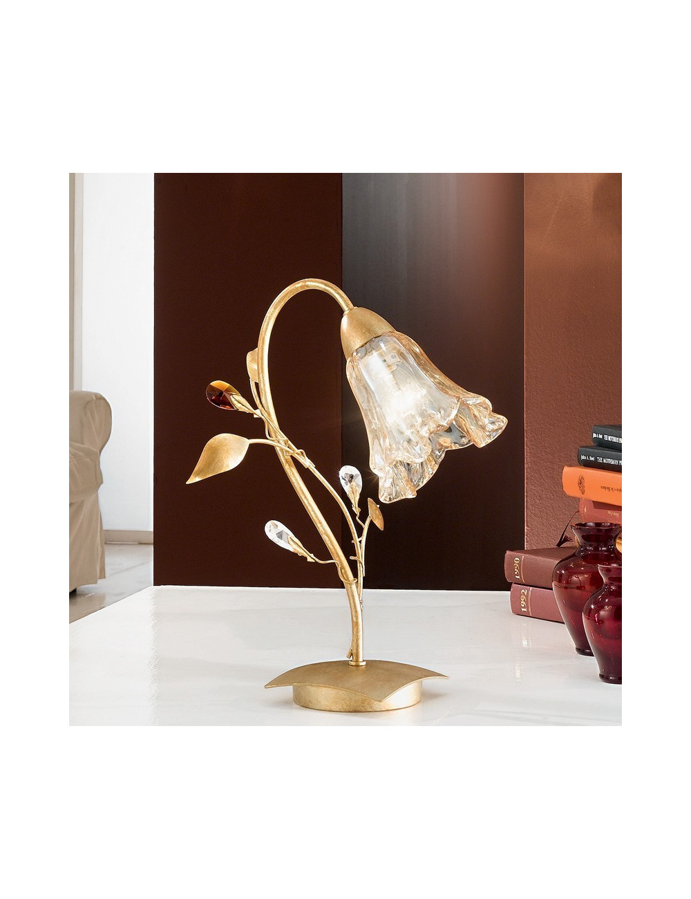 EMMA Lampada da Tavolo Lumetto 1 Luce Stile Classico