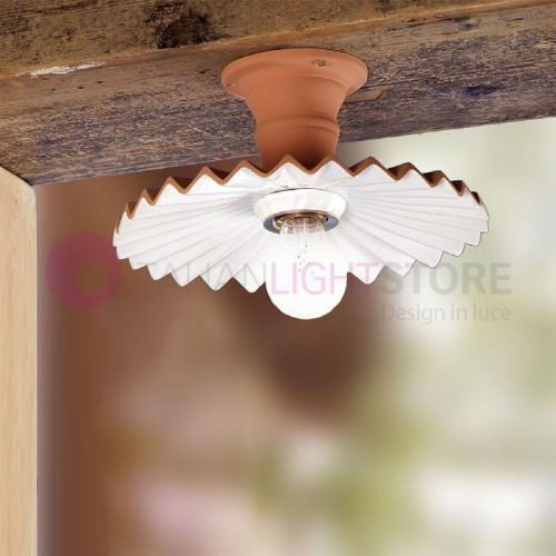 CORTONA Ceiling Lamp Italian Terracotta Rustic Country