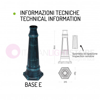 ORIONE ANTRACITA 1833/2+1L LIBERTI LÁMPARA DE CALLE DE 3 LUCES con elevación para Jardín exterior con esferas globos de