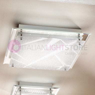 GALAXY FABAS 3285-61-102 Modern Led Ceiling Light Square Glass 35x35