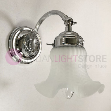 TULIP Applique Rustic Classic 1 Light with frosted glass FEBOLIGHT