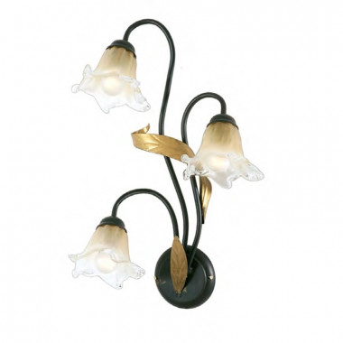 MELISSA by Padana Chandeliers, Wall Lamp Ferro 3 Lights Classic Florentine Style