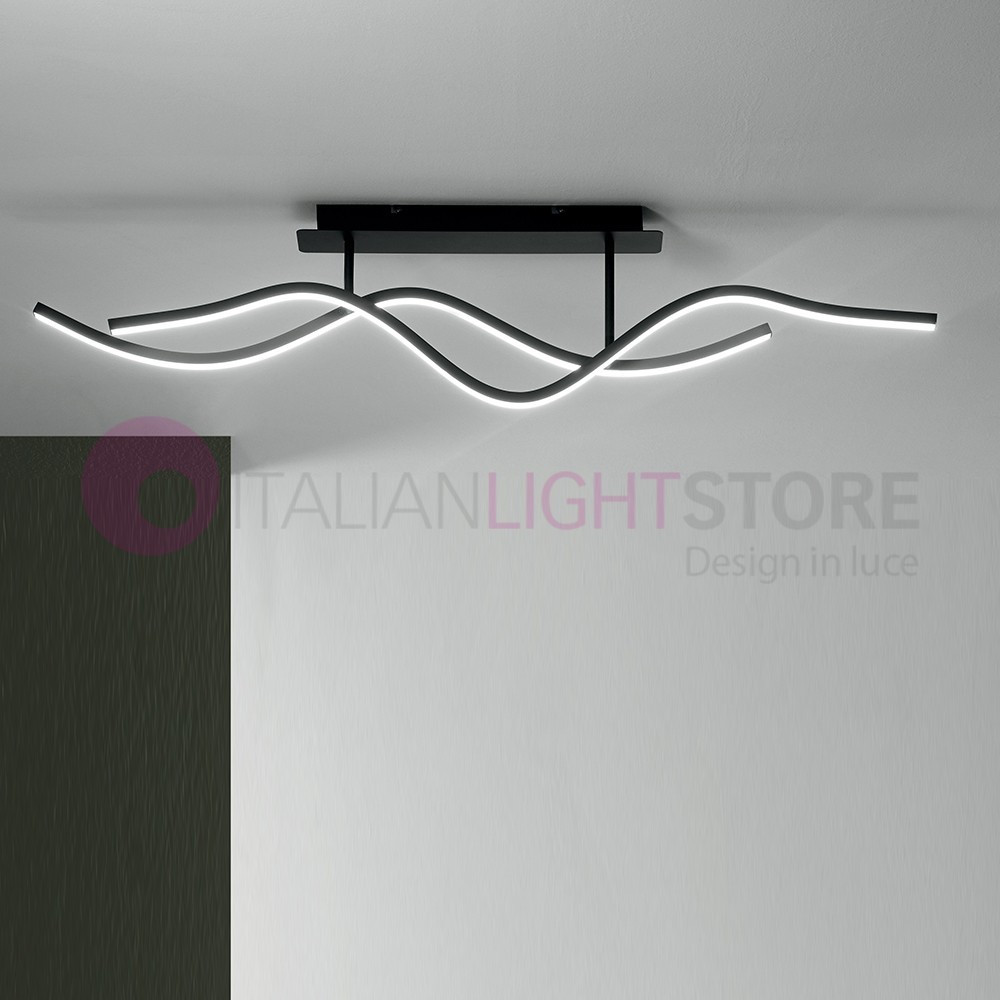 SINUO 3666-65 FABAS LUCE Lampada a Soffitto Doppia Onda Led 36W