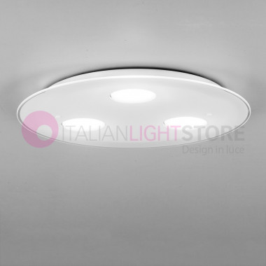 GALATEA LAMEXPORT GD0205/PL4 Round ceiling lamp d.40 White Glass Modern Design