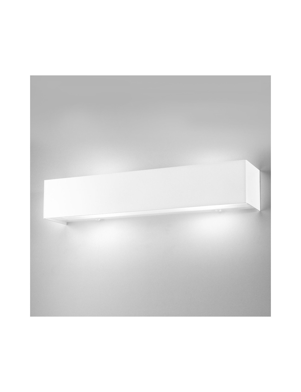 Lámpara de pared Antea Luce Linear Metal White