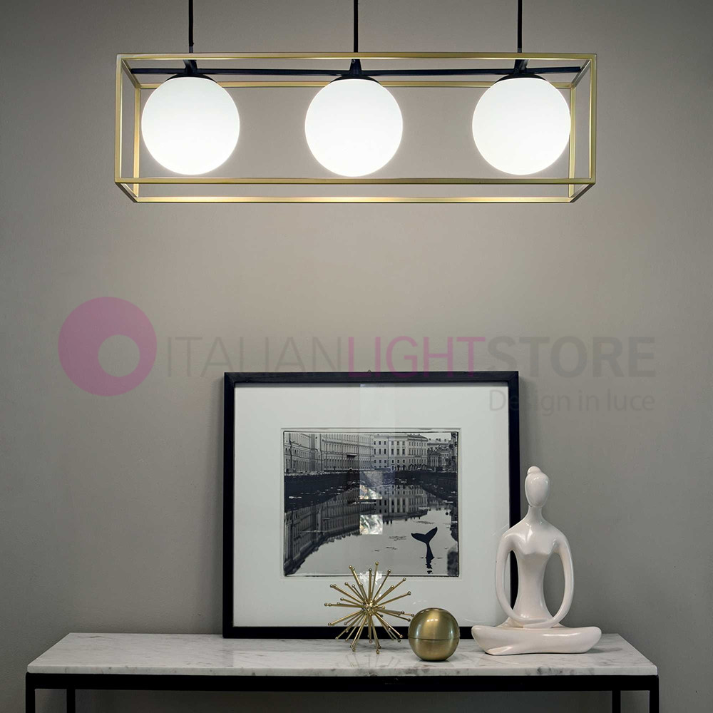 Lingotto sp3 Ideal Lux art. 198125 - lustre suspension décorative design moderne