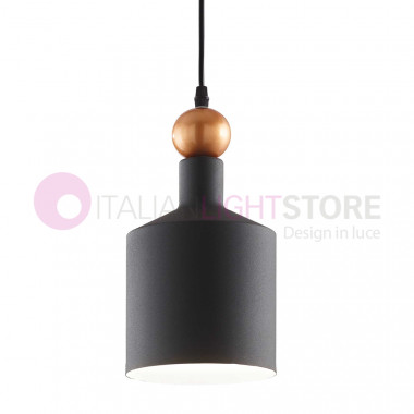 TRIADE Ideal Lux Art 221496 - Küchenkronleuchter aus dunkelgrauem Metall - direkte Beleuchtung