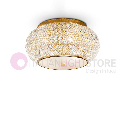 Pasha' Ideal Lux Ceiling Lamp Dorata Design - 100807