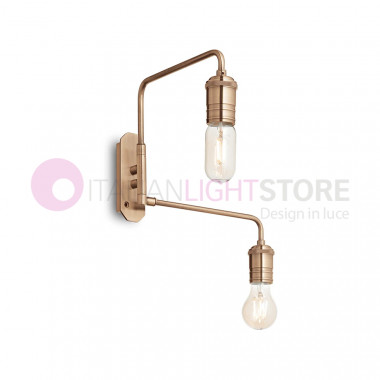 IDEAL LUX TRIUMPH 2 lights wall lamp, industrial design
