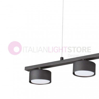 Ideal Lux Minor Linear Suspension mit 4 Punkten LED-Licht modernes minimalistisches Design