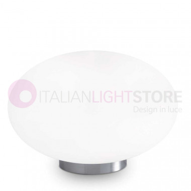CANDY IDEAL LUX lampada da tavolo MODERNA in vetro soffiato bianco - 086804
