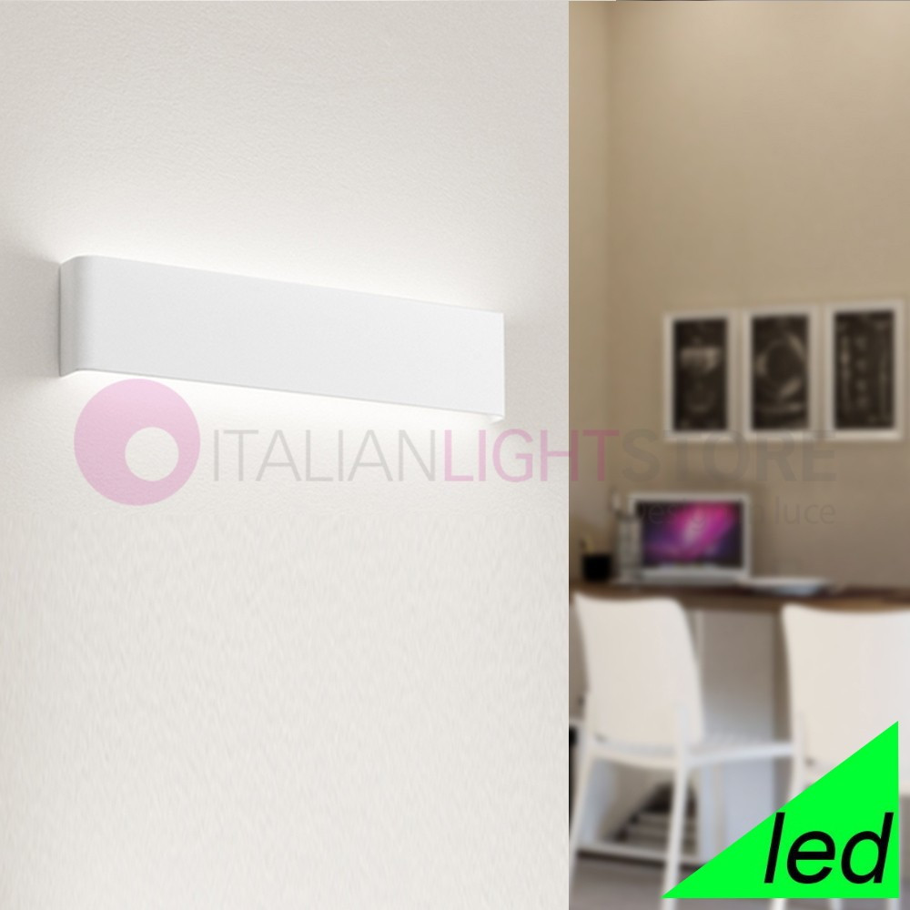 WAY Applique Moderno Rettangolare Bianco a LED L. 41 Perenz 6708BLC