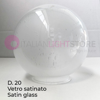 Sphere Globe in Satin Glass...