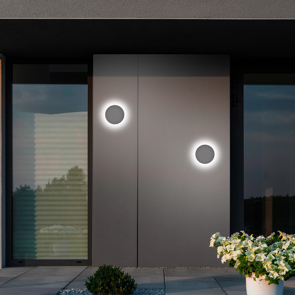 LUNA BIANCO Applique murale LED moderne éclairage arrière indirect