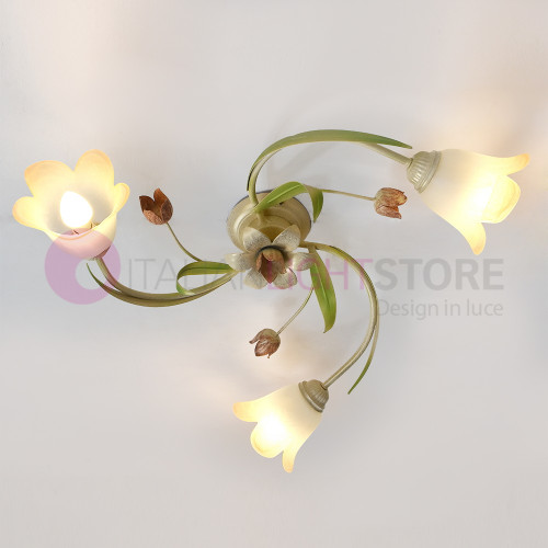 FLORA Ceiling lamp with 3...