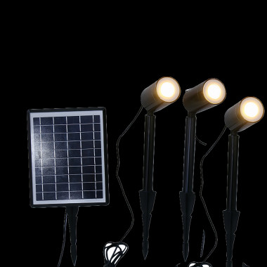 TECHNO Kit 3 Focos Solares...