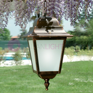ATHENA Classic Square Pendant Lamp Illumunazione Outdoor Garden