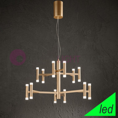 Perenz Illumina Pendelleuchter CANDLES 8268 OR LC: zeitlose Eleganz, zeitgenössisches Design