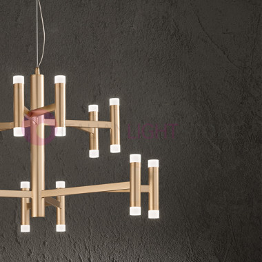 Lampadario a sospensione Perenz Illumina CANDLES 8268 OR LC: Eleganza senza Tempo, Design contemporaneo