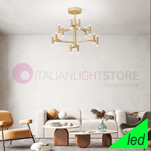 Perenz Illumina Ceiling Chandelier CANDLES 8270 OR LC: Timeless Elegance, Contemporary Design