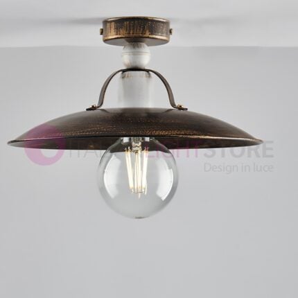 Plafoniera A Sospensione Vintage In Ferro E Corda E27 4 Luci, Lampadario Industriale Regolabile Per Soggiorno, Cucina, Bar, Loft