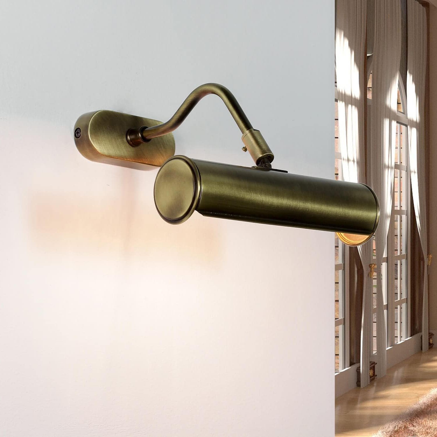 Applique Da Bagno Con Interruttore, 2 Lampadine, 12 W, LED Per Specchio Bagno 73cm Doppia Luce Led Braccio Regolabile 300 68757831