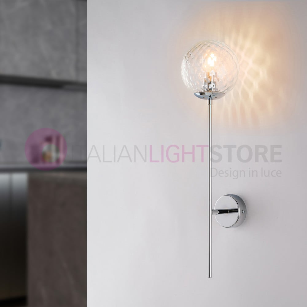 Lampada Da Parete Interno, Moderno Applique Da Parete Interni 15cm Lampada A Muro Creative Palla Di Vetro E27 Lampadina Non Contiene Per Camera Da L 86809363